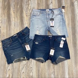 NWT! (3) Sofia Vergara Jean Shorts - Size 10